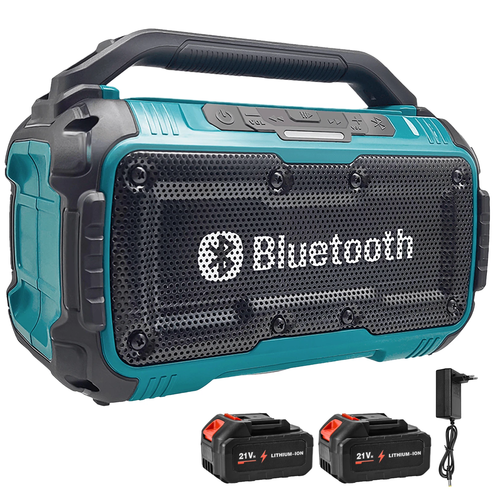 Altavoz Bluetooth Portátil KWBT Pro con Sonido Estéreo de 40W, Bajos Profundos, Resistente al Agua de Doble Canal, 30 Horas de Reproducción, Sonido Envolvente Estéreo, 3 EQ