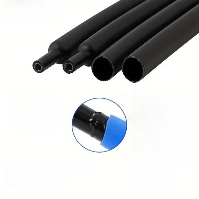 Tube thermorétractable 1M 4:1, avec colle, thermorétractable, double paroi, 4/6/8/12/16/20/24MM