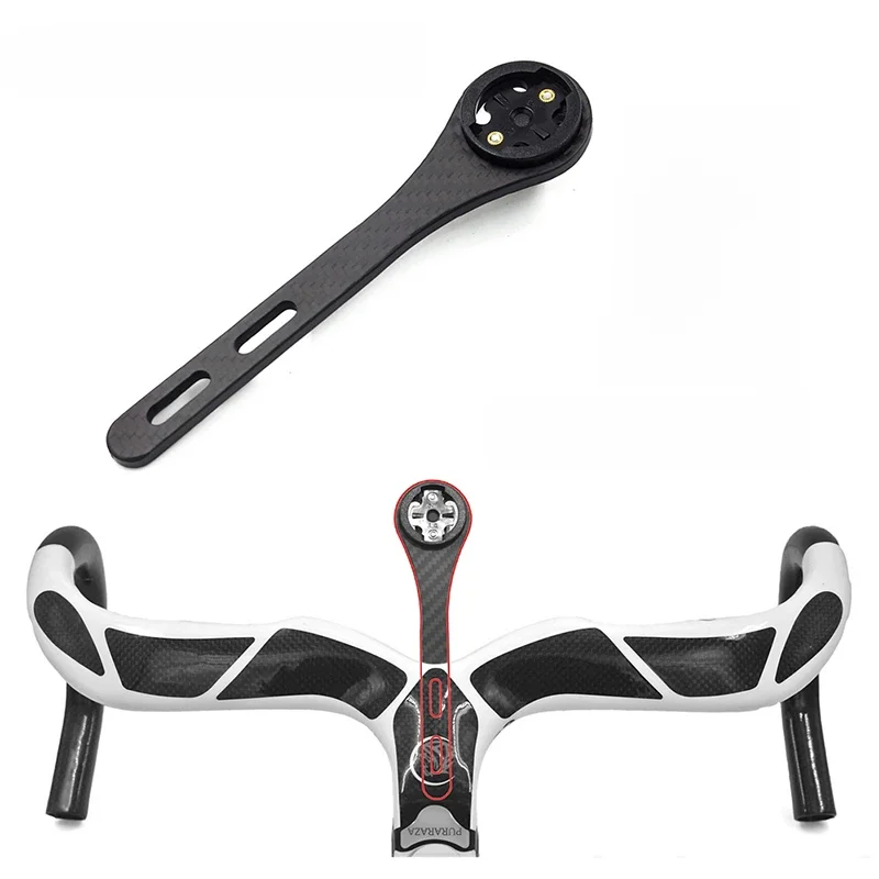 AliExpress kocevlo NEW Carbon Fiber Bicycle Road Bike Cycling MTB Computer Stopwatch Speedometer Mount Holder For Garmin Cateye Bryton  Gopro