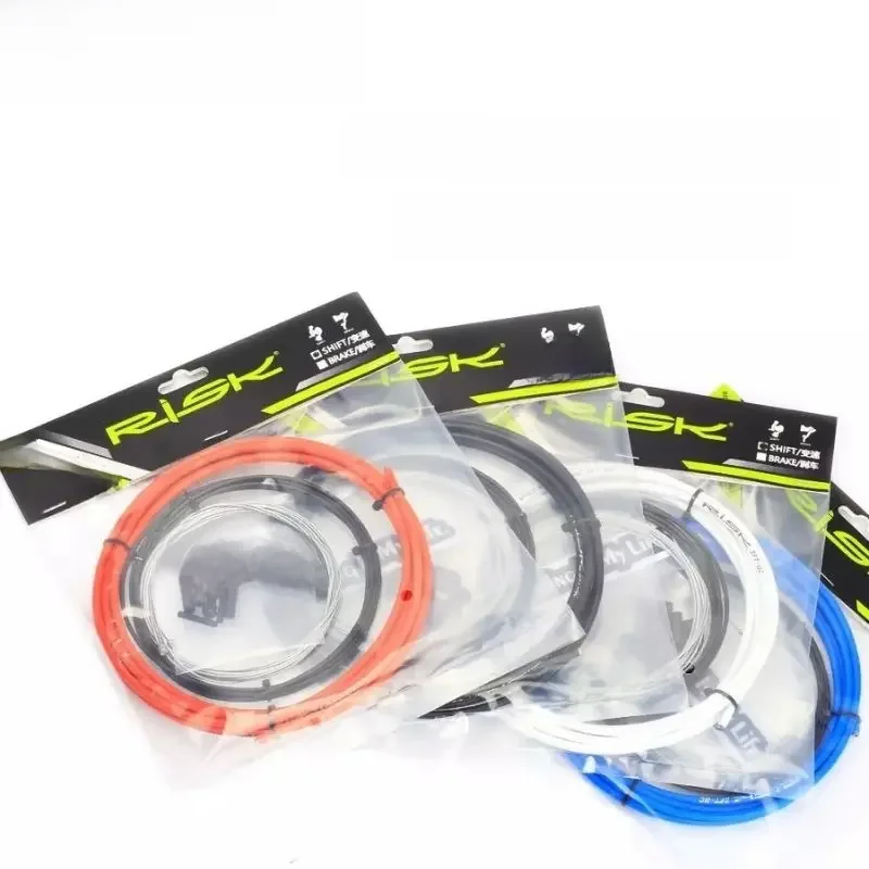 AliExpress NONE RISK Bicycle Shift Gear Derailleur Brake Kits Wire Tube Line Hose Basic Cable Housing Group for MTB Road Bike Cycling Parts