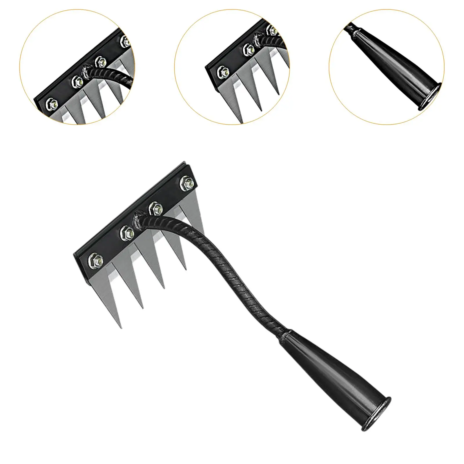 5/6/7/8 Tines Garden Weeder Tool Labor Saving Weeds Remover Weeds Puller Claw Remover Tool  for Farm Backyard Agricultural - view 5