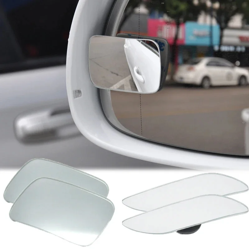 Rétroviseur grand angle réglable pour voiture, angle mort automobile, résistant à 360, accessoires extérieurs automatiques, 2 pièces