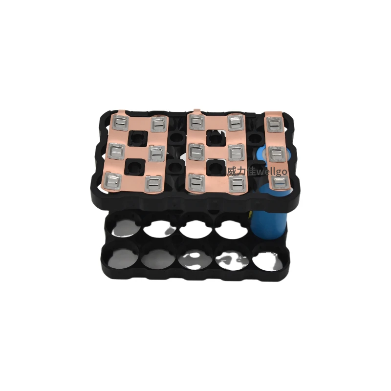 10SET Customized Size Flexible Busbar Inter-module Connection 0.2MM Thick 5S3P 23.2MM Copper Nickel Sheet For 21700 Power Tool