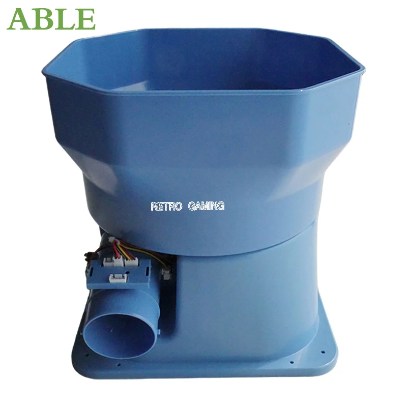 

45mm/60-80mm/90-120mm Capsule Ball Gachapon Machine Coin Pusher DC12V Motor Surprise Egg Gift Coin Hopper Plastic Bucket Gift