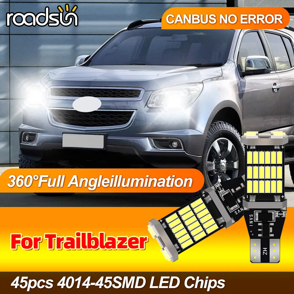 

2 шт. T15/W16W мигающий светодиодный фонарь заднего хода для Trailblazer 2021-2023, резервная лампа заднего хода Canbus без ошибок