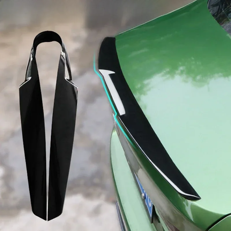 Nouveau Becquet de voiture universel, huile centrale supérieure perforée gratuite, becquet de coffre, décoration de coffre, réglage d'aile de vent fixe