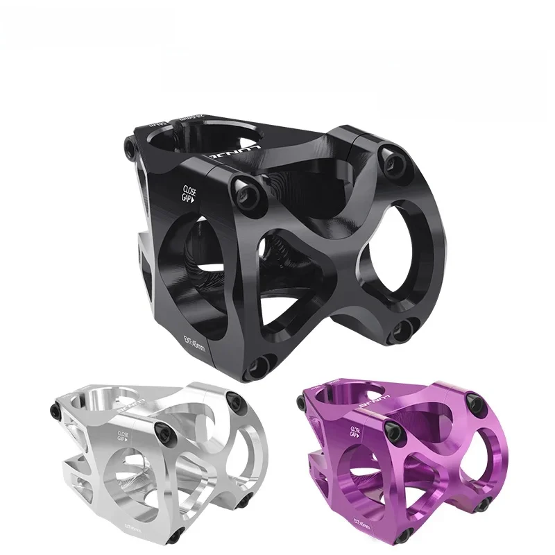 AliExpress LUNJE CNC Bicycle Stem 31.8/35mm MTB Bike Table Power Aluminum Alloy 45MM Road Bike Handlebar Stem