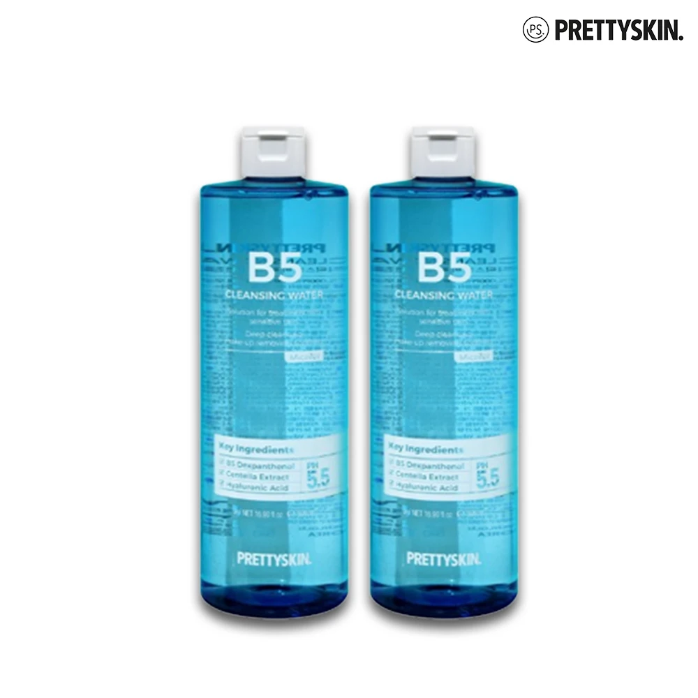 PrettySkin B5 Cleansing Water 500ml 2p