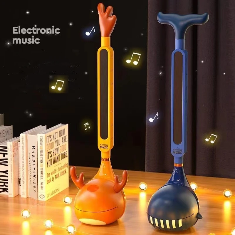 Otamatone เครื่องสังเคราะห์เสียงมหัศจรรย์แบบพกพาเครื่องดนตรีไฟฟ้าญี่ปุ่นของขวัญสำหรับเด็ก