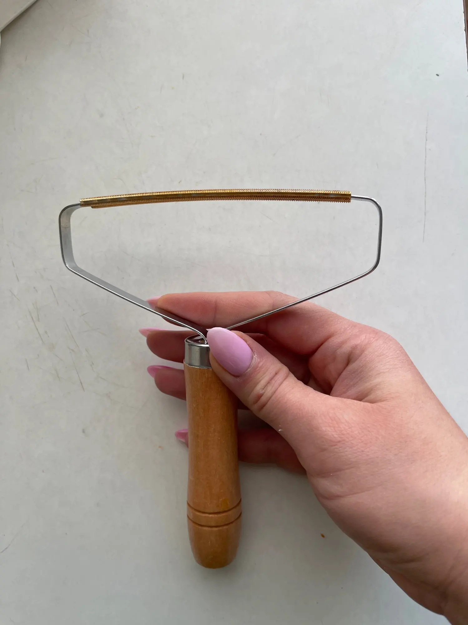 Customer review photo for Manual Pet Hair & Lint Remover Brush