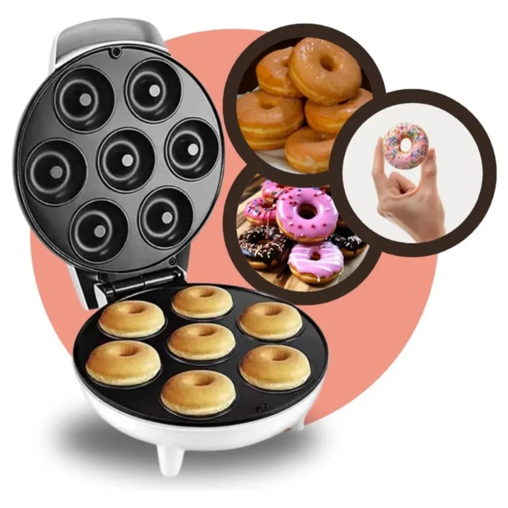 مدفأة دونات كهربائية صغيرة ، منزل ومقهى متنقل ، كوزينيا إنبانتيل ، 7 خشب الورد الصغير ، fv #6