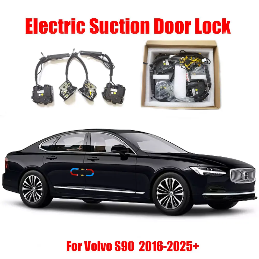 

For Volvo S90 2016-2025+ Car Electric Suction Door Power-assisted Closing Door Soft-close Function