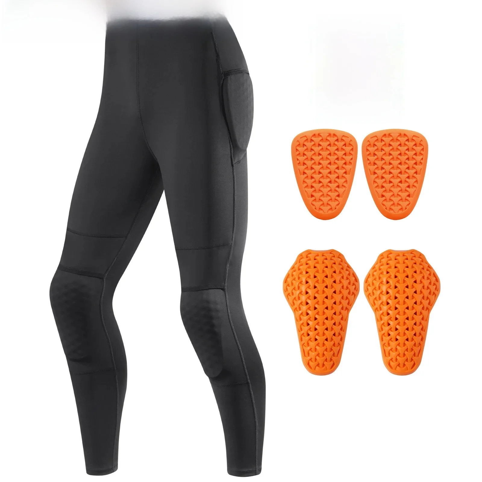 AliExpress NONE WOSAWE Summer CE1/2 Protective Motorcycle Racing Pants Men's Motocross Off-Road Pants Black Mountain Bike Cycling Moto Pants