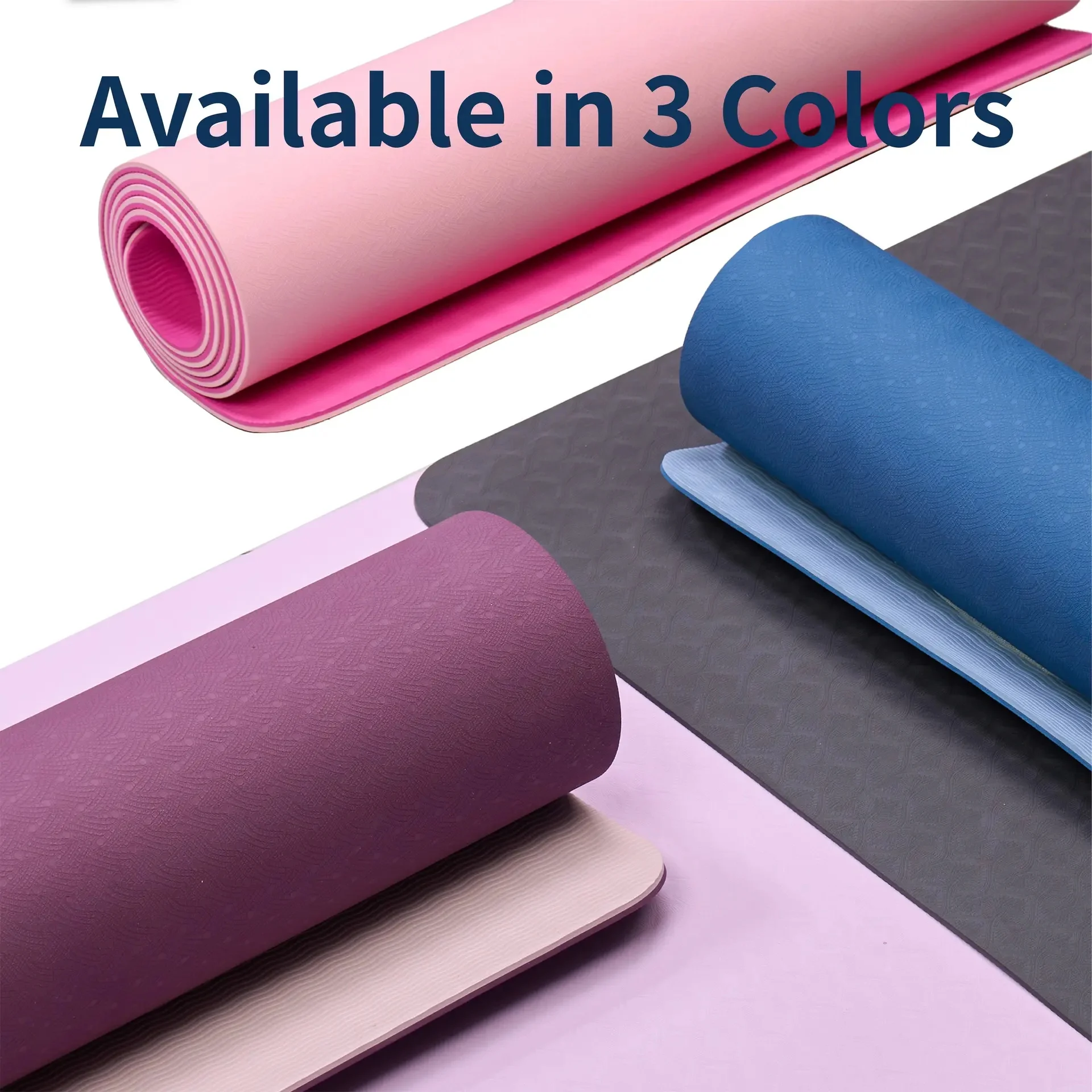 Pilates X Yoga - Non-Slip TPE Yoga Mat 72 x