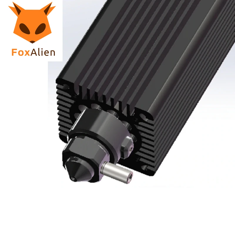 FoxAlien Ugello in alluminio Air Assist per taglierina laser FoxAlie da 20 W, kit per incisore laser compatibile solo con laser FoxAlien da 20 W