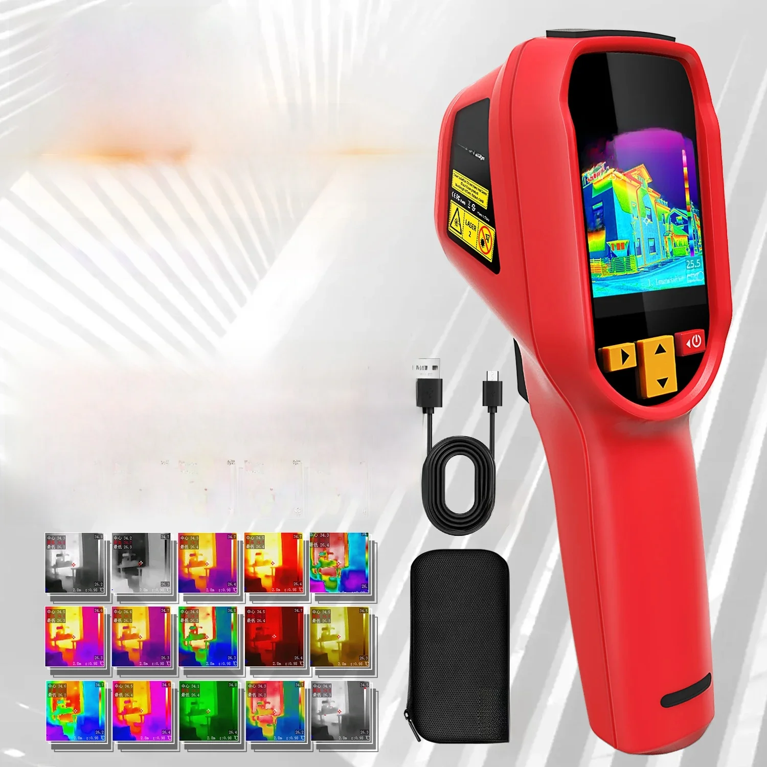 BSIDE Nieuwe Warmtebeeldcamera Handthermometer -20 ~ 550C 15 Schijf PC Analyse Software Waterlek- en Vloerverwarming Detectie - afbeelding 2