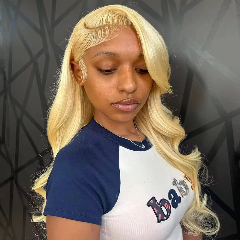 Body Wave Lace Frontal Wig 613 Blonde 13x6 Human Hair Lace Frontal Wig 30 Inch Brazilian 13x4 Lace Front Wig