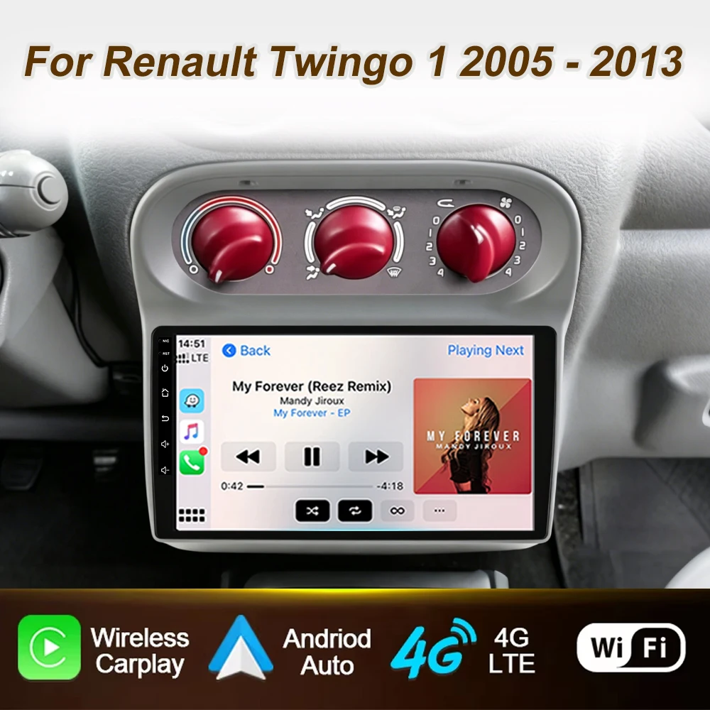 Model Kit Star Wars - Autoradio Android 16 per Renault Twingo