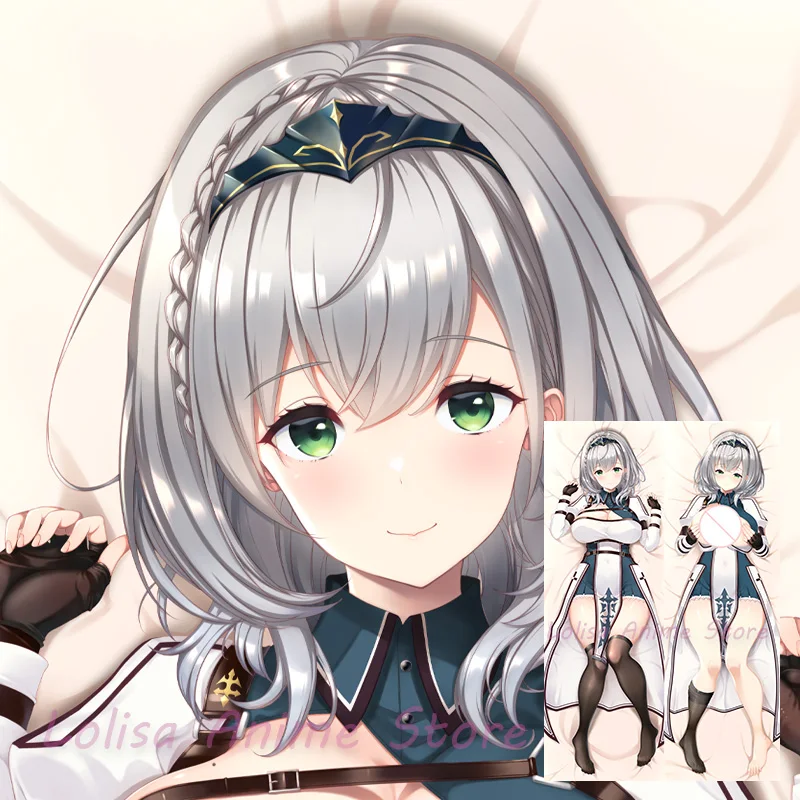 

Dakimakura Shirogane Noel Anime Body Pillow Cover Double-Sided Print Pillowcase Life-Size Birthday Gifts