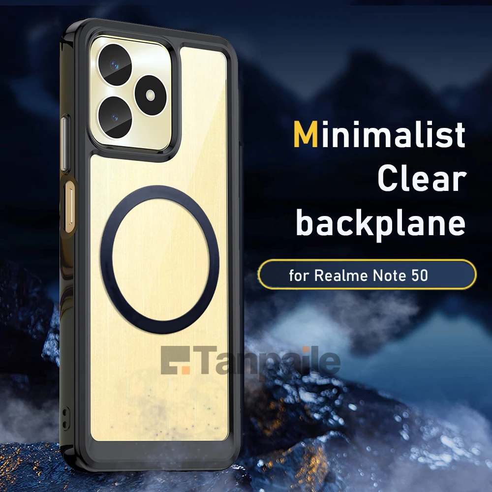 Tanpaile - For Realme Note 50 10S Narzo N53 C53 60 Pro+ 11 C53 GT5 C51 case Shockproof Minimalist Slim Thin Bumper Funda