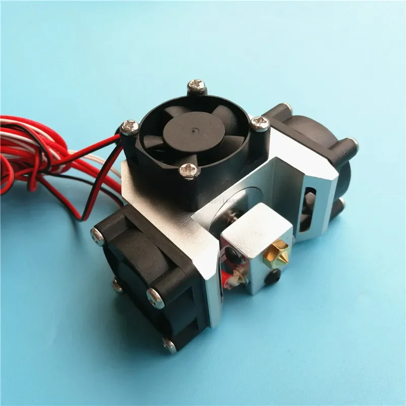 Nowy zestaw głowicy drukującej V6 Metal Hotend z kanałem wentylatora chłodzącego + okrągły radiator V6 + aktualizacja wentylatorów chłodzących 3010 dla Titan UM2 — zdjęcie produktu 7