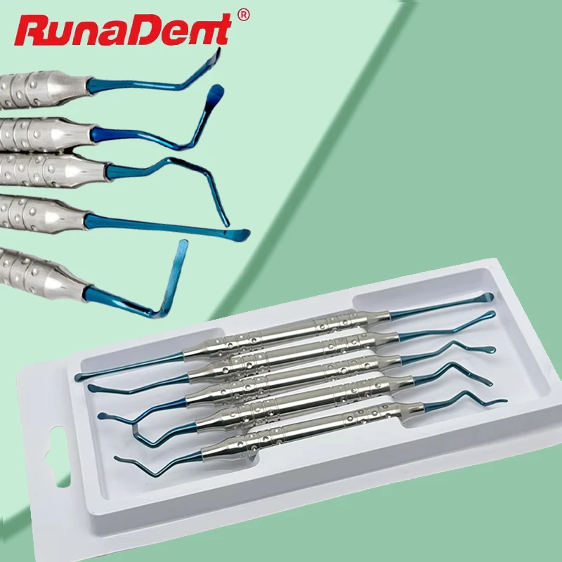 

Профессиональный стоматологический хирургический набор, 5 шт., титановые инструменты для имплантации для процесса туннеля Vista