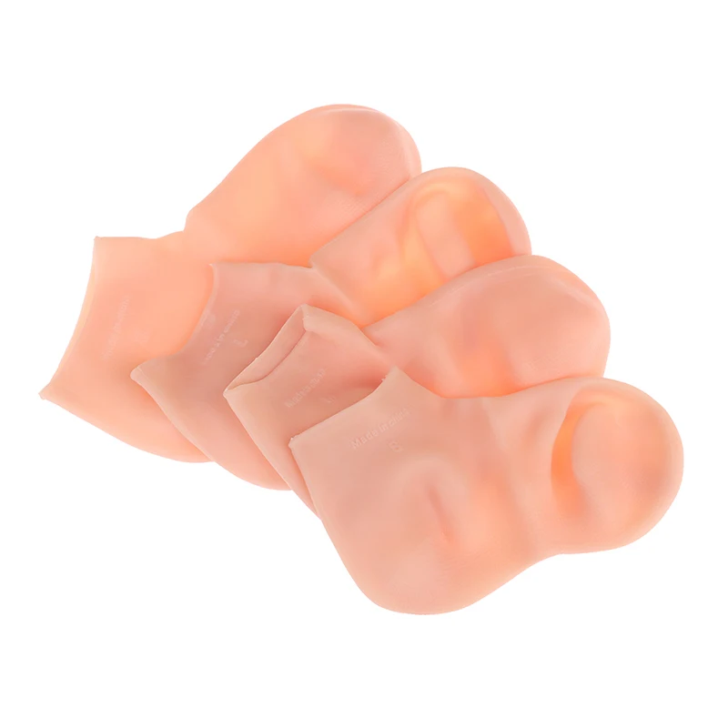 جوارب سيليكون للعناية بالقدم مضادة للتشقق ، جل ترطيب ، حماية سبا ، زوج واحد #6