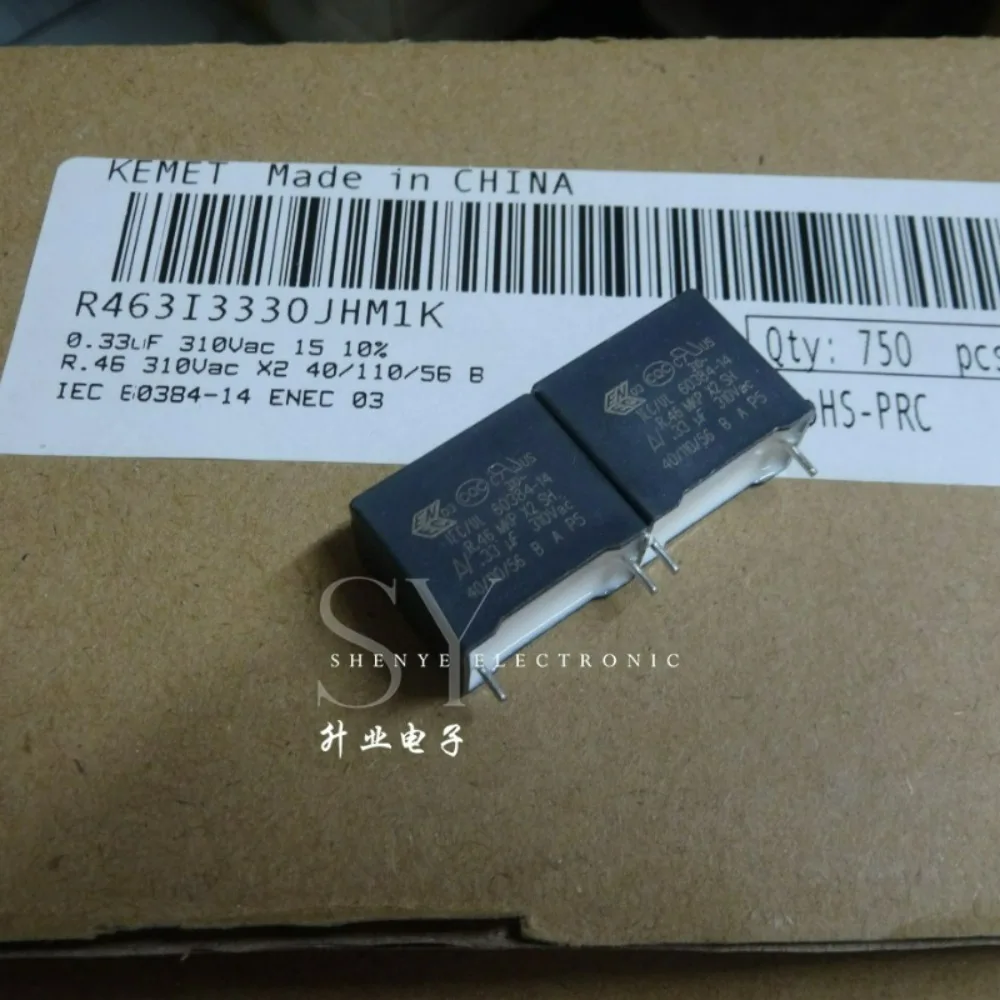10pcs/lot AV R46 MKP 0.33uf 310VAC 330nf u33 334 K Brand New 15mm Film Capacitor (Thickness: 10mm, Height: 15mm) R463I3330JHM1K