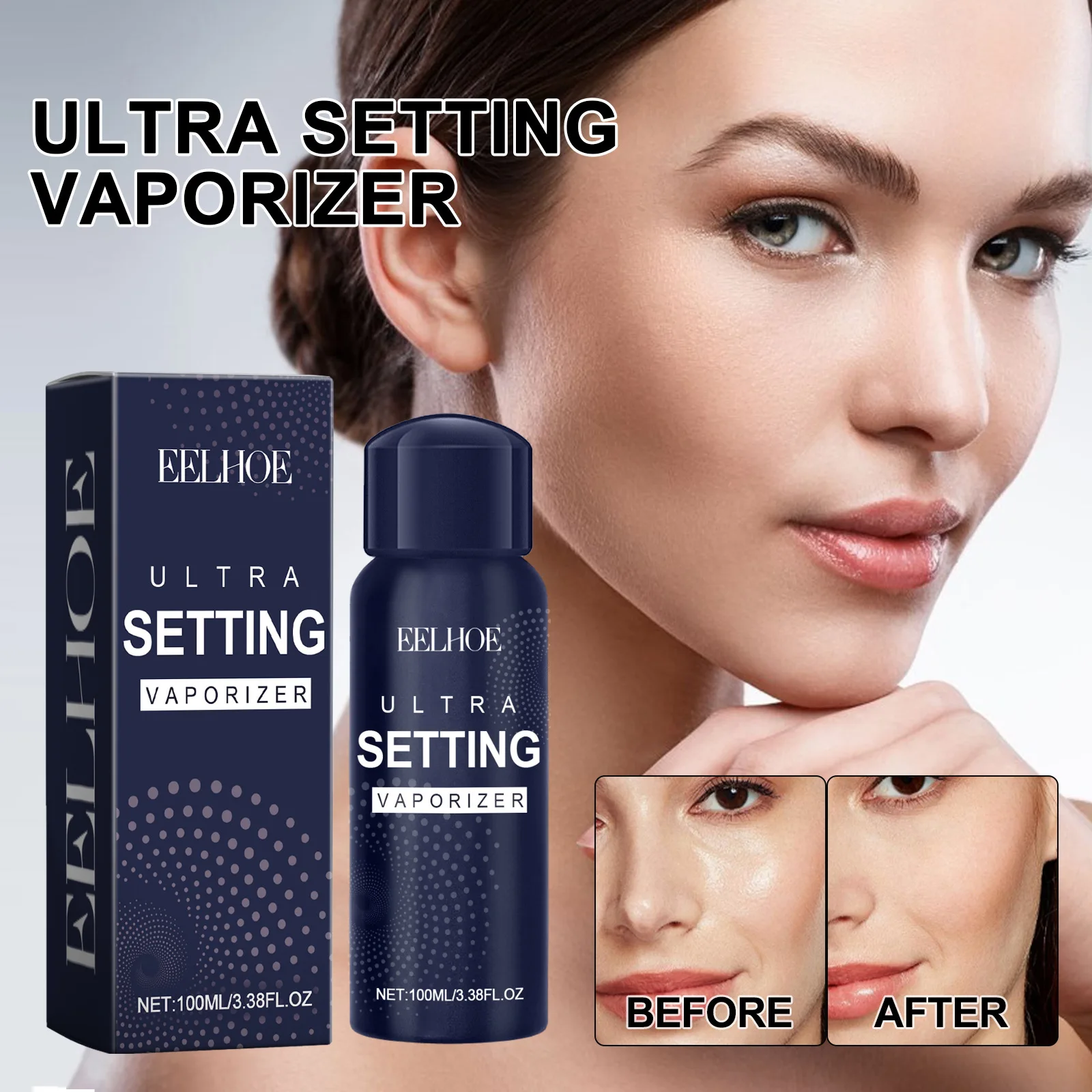 

Eelhoe Makeup Setting Spray Oil Control Waterproof Rapid Film Formation Mild Matte Anti Sweat Lightweight Makeup Refresh Spray