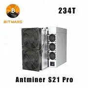 MG ORIGINAL NEW Bitmain Antminer S21 Pro (234TH) Bitcoin Crypto ASIC Miner FOR SALE