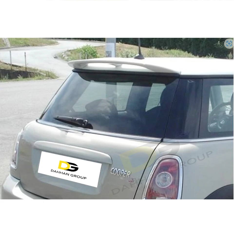 Mini Cooper 2006-2011 / R56 спойлер для заднего окна на крыше, цветное крыло или грунтовка, окрашенная поверхность, материал из стекловолокна высокого качества