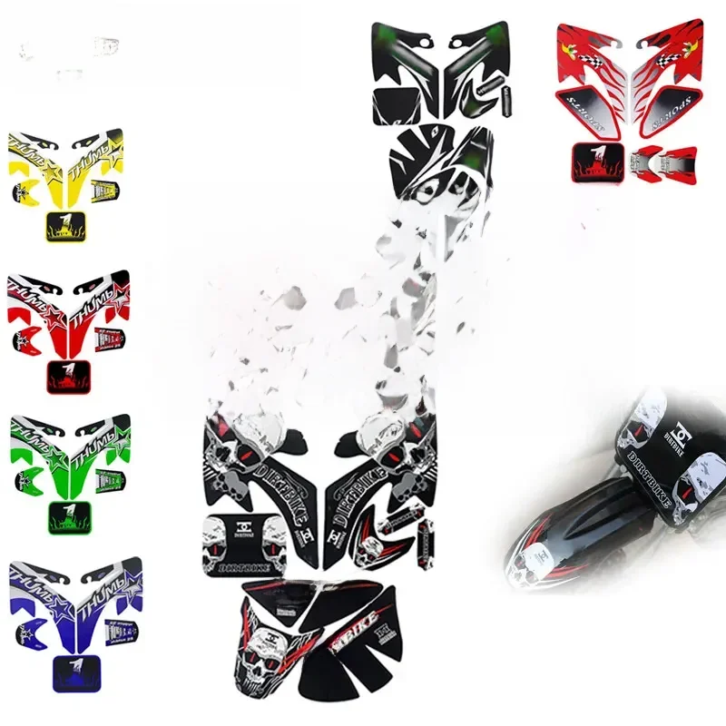 AliExpress LING QI Motorcycle CRF50 Sticker Case Decals Body Kit For  CRF 50 Pit Dirt Bike Motocross Accessories Parts