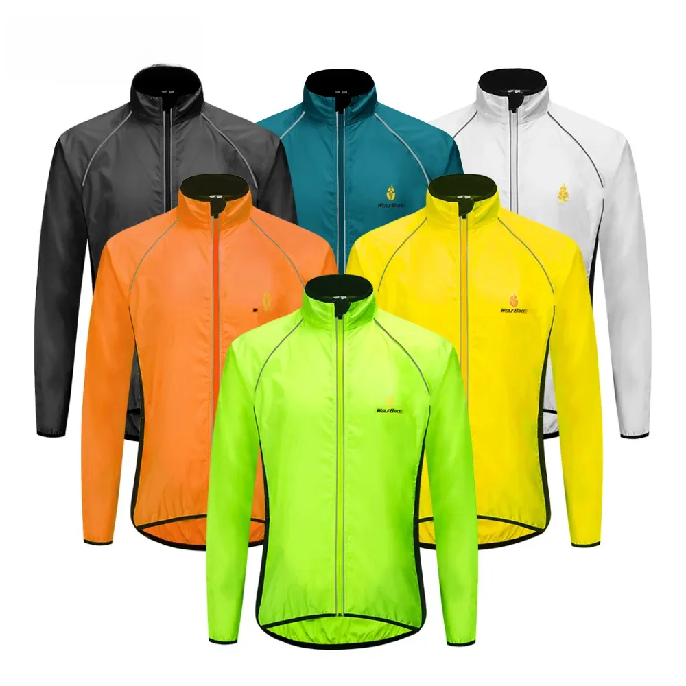 AliExpress WOSAWE Men Windproof Waterproof Reflective Cycling Jacket MTB Bicycle Long Sleeve Windbreaker