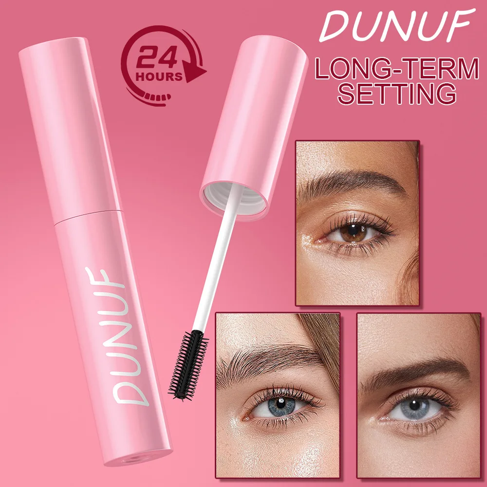 DUNUF waterproof transparent gel Eyebrow Styling Cream Curling long-lasting three-dimensional layer slim thick and natural