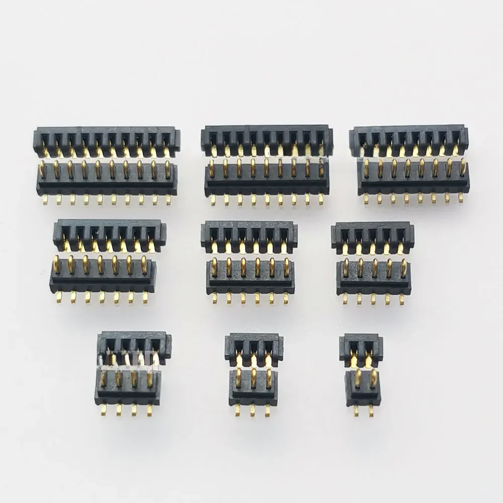 1Zestaw złączy akumulatora 2.0MM Skok 2 3 4 5 6 7 8 9 10 Wtyczka Gniazdo Złoto PCB Gniazdo lutownicze — zdjęcie 2