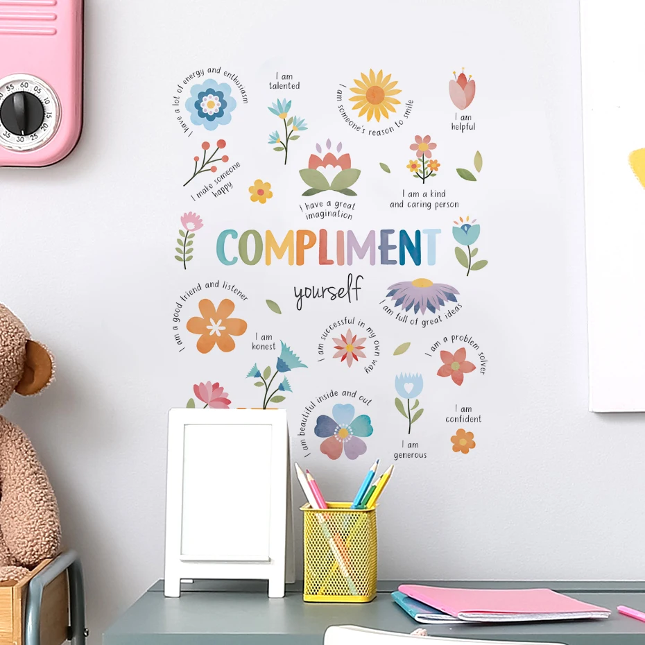 English colorful inspirational - Baby Nursery Quotes Wall Art 评论和价格