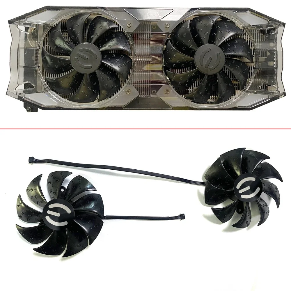 Chłodzenie 85mm PLA09215S12H 4PIN RTX2080 2080TI GPU wentylator dla EVGA RTX 2080 Ti 2060 2070 SUPER XC ULTRA Gaming Card graphic Cooler — zdjęcie produktu 7