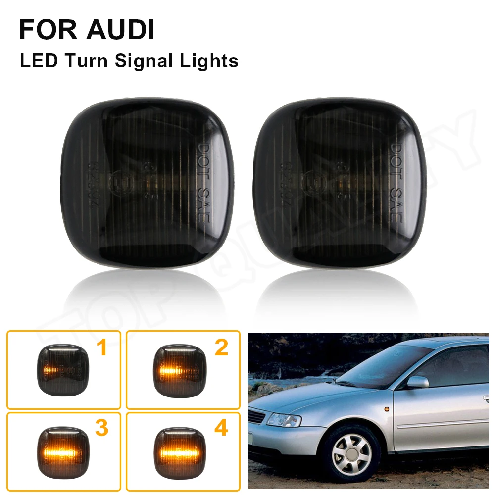 

For Audi A3 8L A4 8D A4 S4 B5 A8 D2 1994 1995 1996 1997 1998 1999 LED Turn Signal For Skoda Fabia SEAT Ibiza Side Marker Lamp