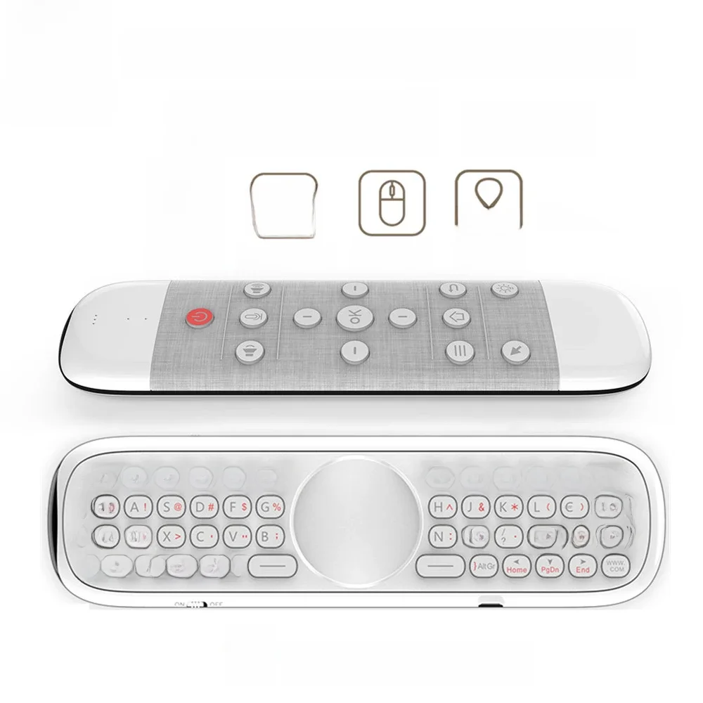 Q40 Pilot głosowy Bezprzewodowa klawiatura 2.4G Air Mouse IR Learning Micro Gyro Podświetlany dla Android TV Box — zdjęcie 2