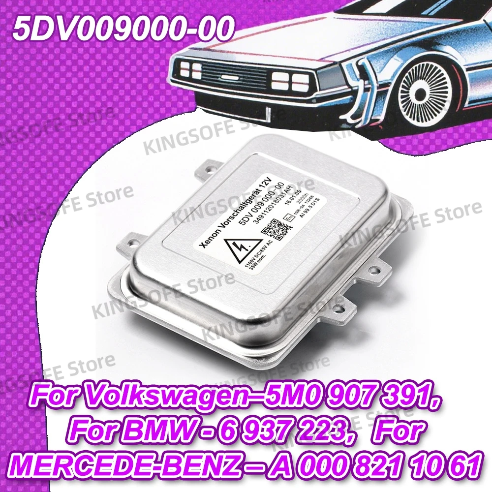 

5DV009000-00 Балласт ксеноновых фар для Volkswagen-5M0 907 391 для BMW-6 937 223 для блока управления MERCEDE-BENZ 5DV00900000