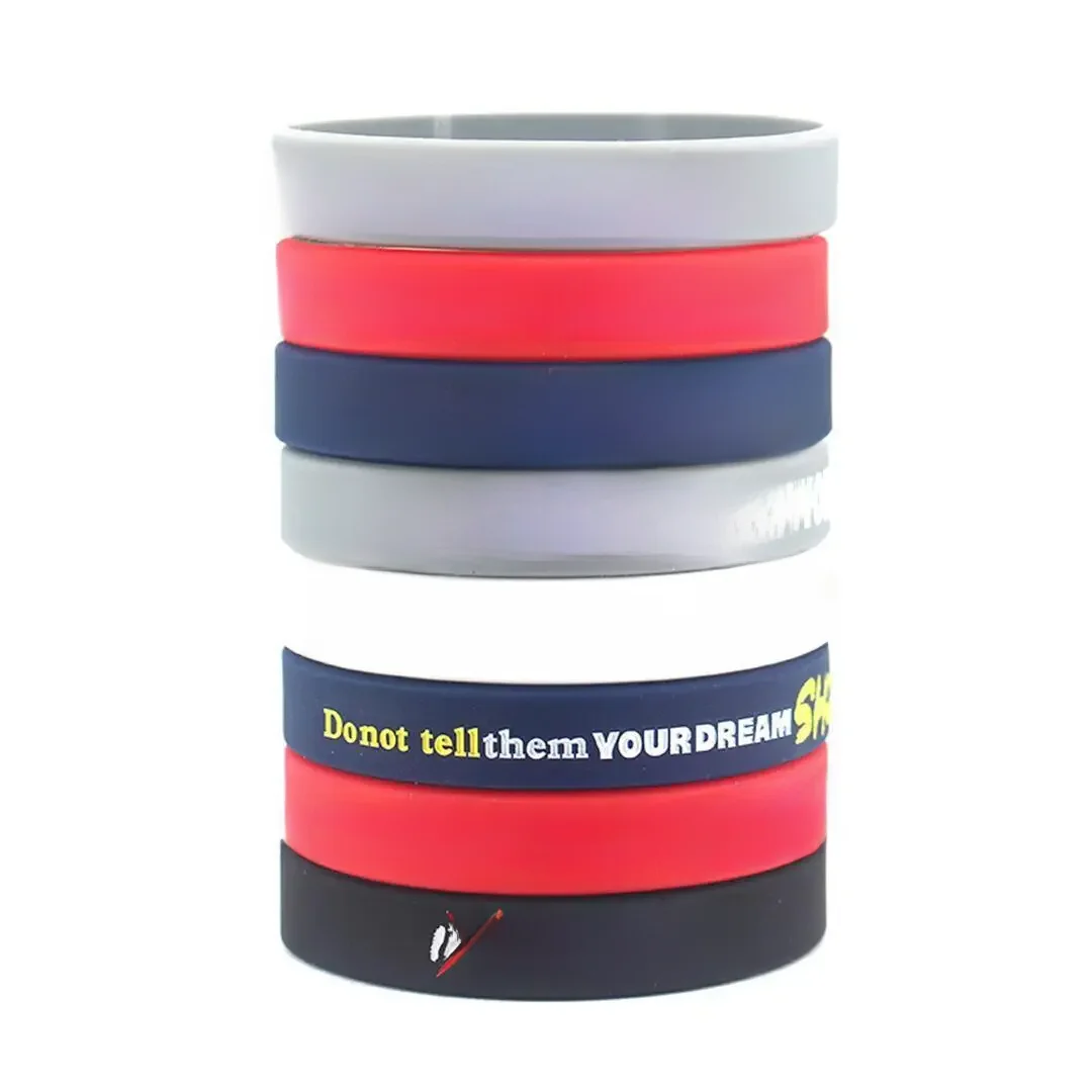 1 Pack de Bracelets Motivationnels pour Hommes, Femmes et Adolescents, Bracelets en Silicone avec Citations Inspirantes, Design Unisexe Adulte pour Hommes