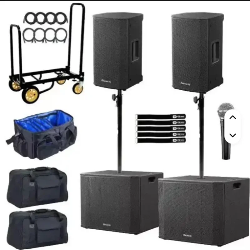 ขายส่งลำโพงแอคทีฟ DJ XPRS102 ของแท้ใหม่ ขนาด 10 นิ้ว พร้อมซับวูฟเฟอร์ W18 นิ้ว แบบคู่