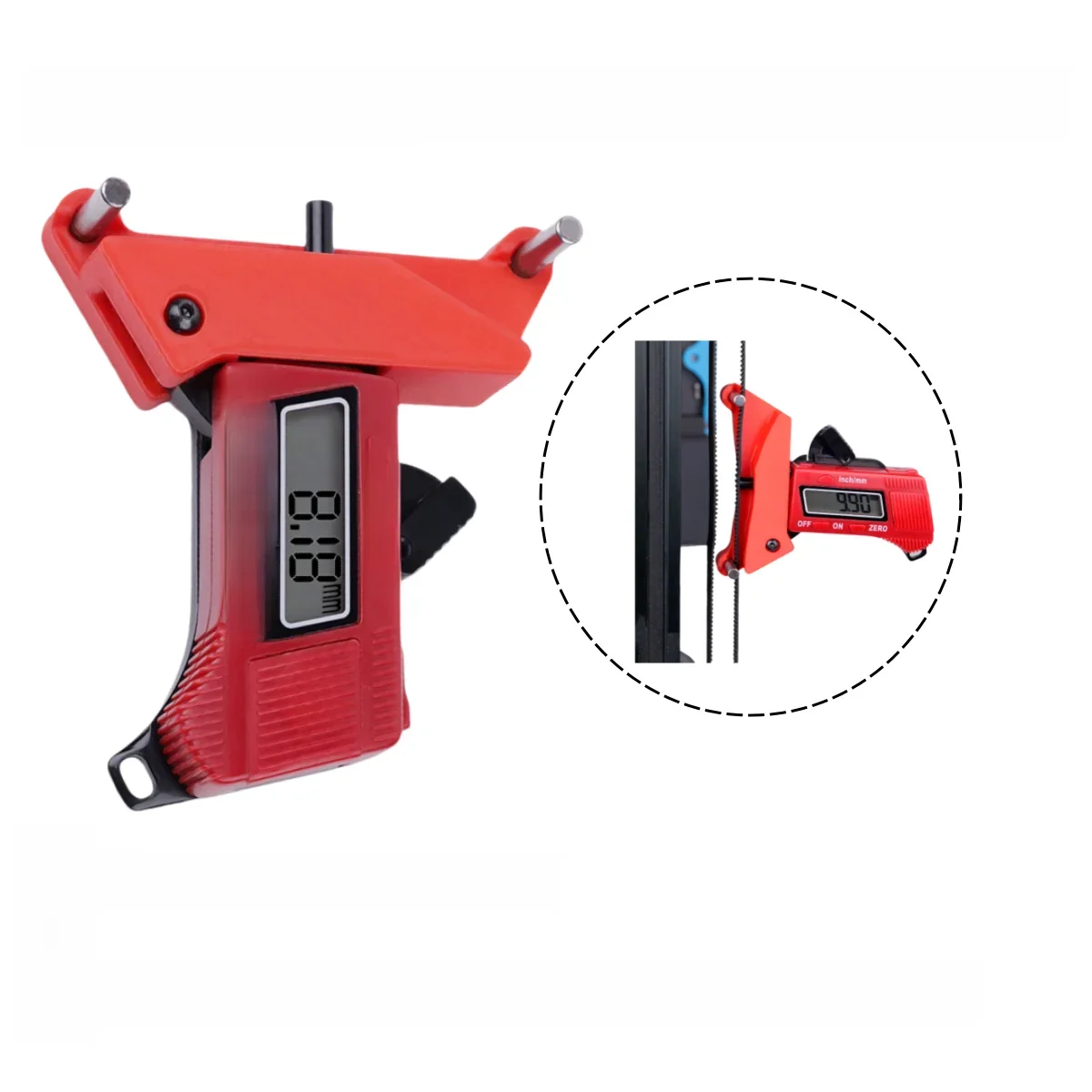 Tensiomètre élastique de courroie de distribution 2GT, testeur de Tension de courroie synchrone pour laboratoire Bambu X1/P1 pour Creality K1/K1C/K1 MAX pour Voron 2.4