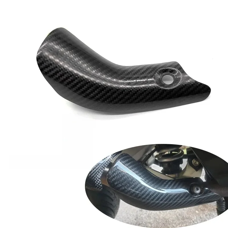 X-ADV750 Uitlaatsysteem Middelste Link Pijp Uitlaatsysteem Koolstofvezel Hitteschild Cover Beschermdemper Shell Geschikt Voor Adv Xadv 750 - afbeelding 2
