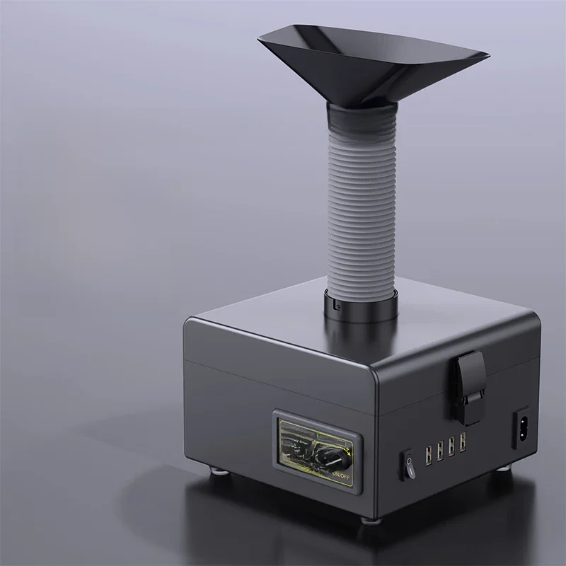 ZJ-802S Desktop Vtsf Desktop Solderen Rook Stof Zuivering Systeem Voor Telefoon Reparatie Lassen Absorberende Rook - afbeelding 2