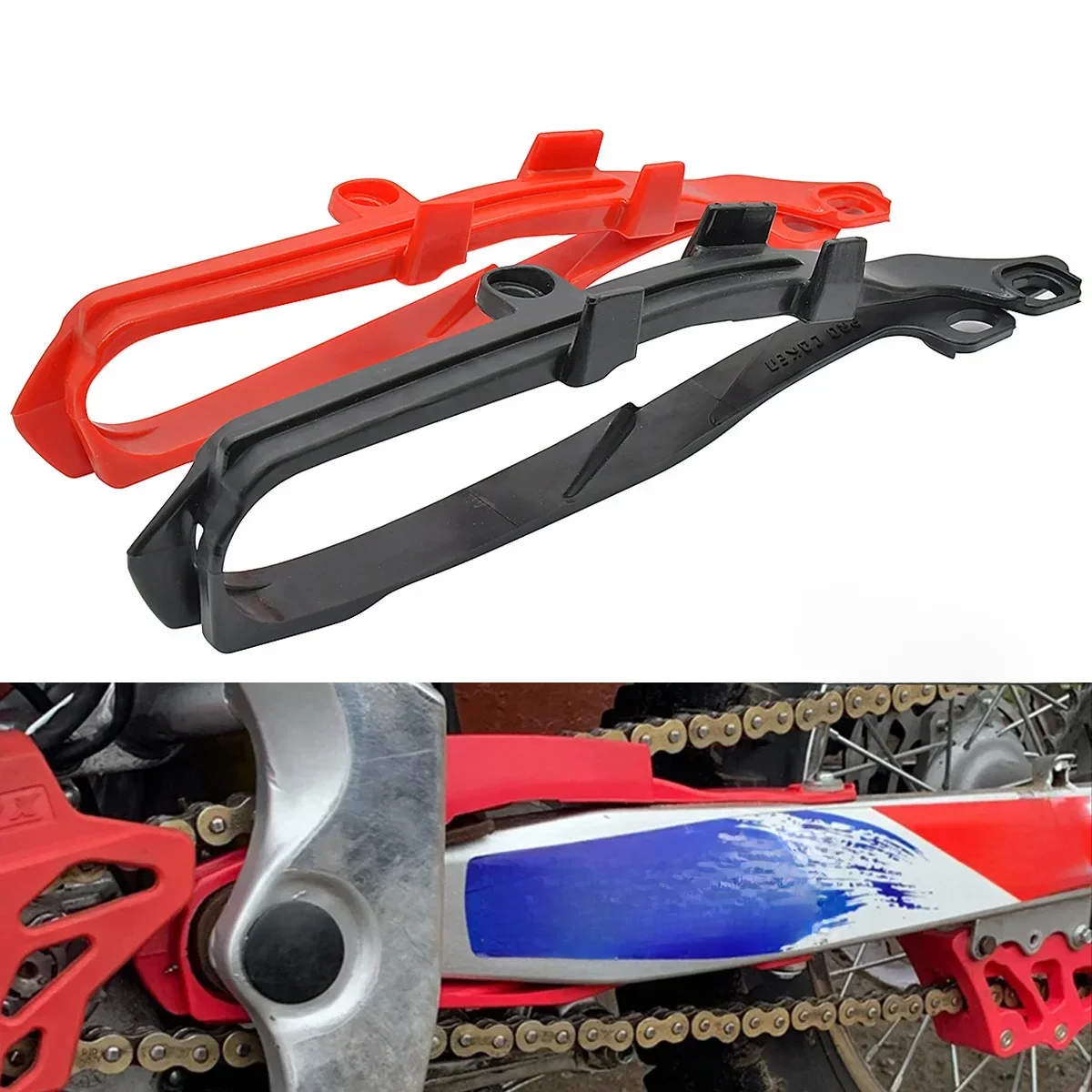 AliExpress XCMT Motorcycle Chain Slider Guide Protection Device For HONDA CR125R C250R CRF250R CRF450R CRF250X CRF450X Enduro Dirt Pit Bike