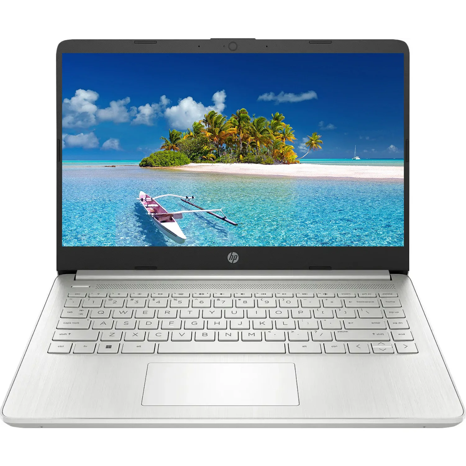 HP 14-Zoll-Business-Laptop, Intel Celeron N4120, 16 GB RAM, 384 GB Speicher (128 GB eMMC + 256 GB SD-Karte), 1 Jahr Office 365