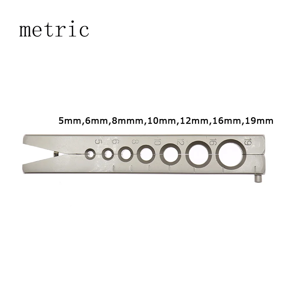 Imagem -05 - Métrica Polegada Aço Fixa Tala Ferramenta para ar Condicionado Refrigeração Tubo de Cobre Dispositivo Fixo 808l