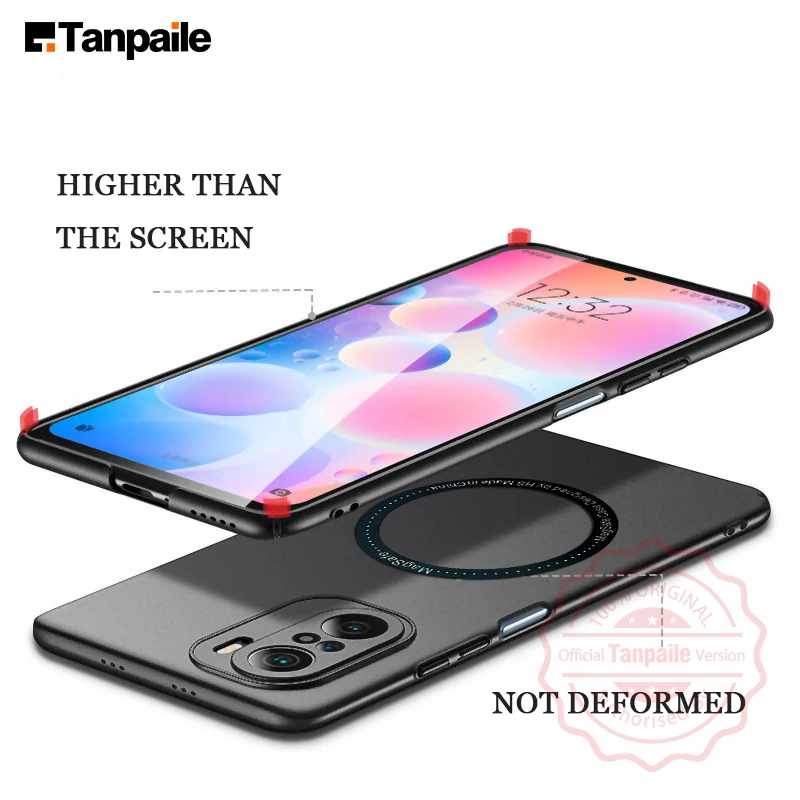 Tanpaile Ultra thin Magnetic Hard Case For Xiaomi POCO F3 F4 GT K50 Gaming Redmi K40 K40Pro Pro Mi 11i 5G Magsafe Bumper