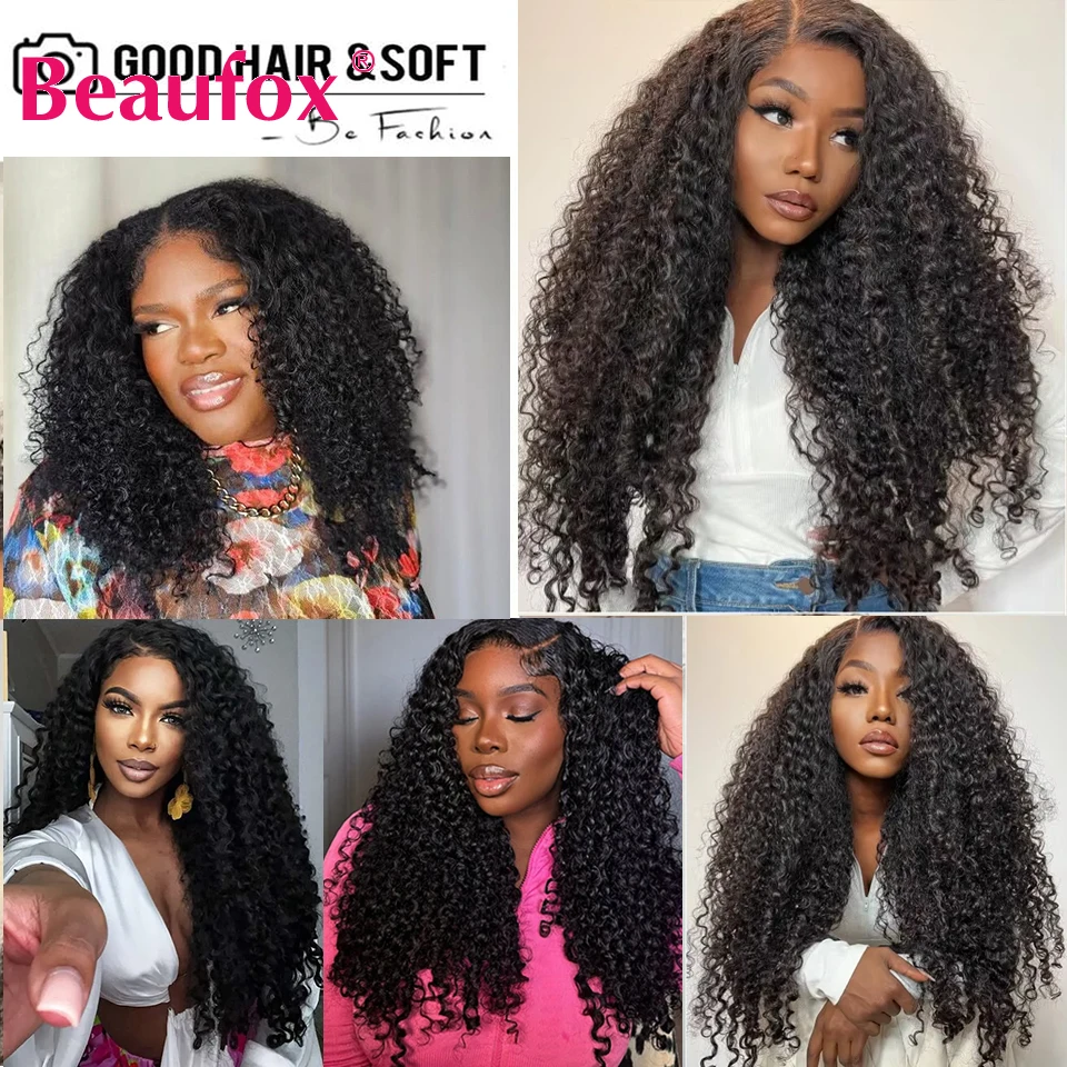 Beaufox Burmese Curly Hair Bundles Pixie Curly Bundles Human Hair Virgin